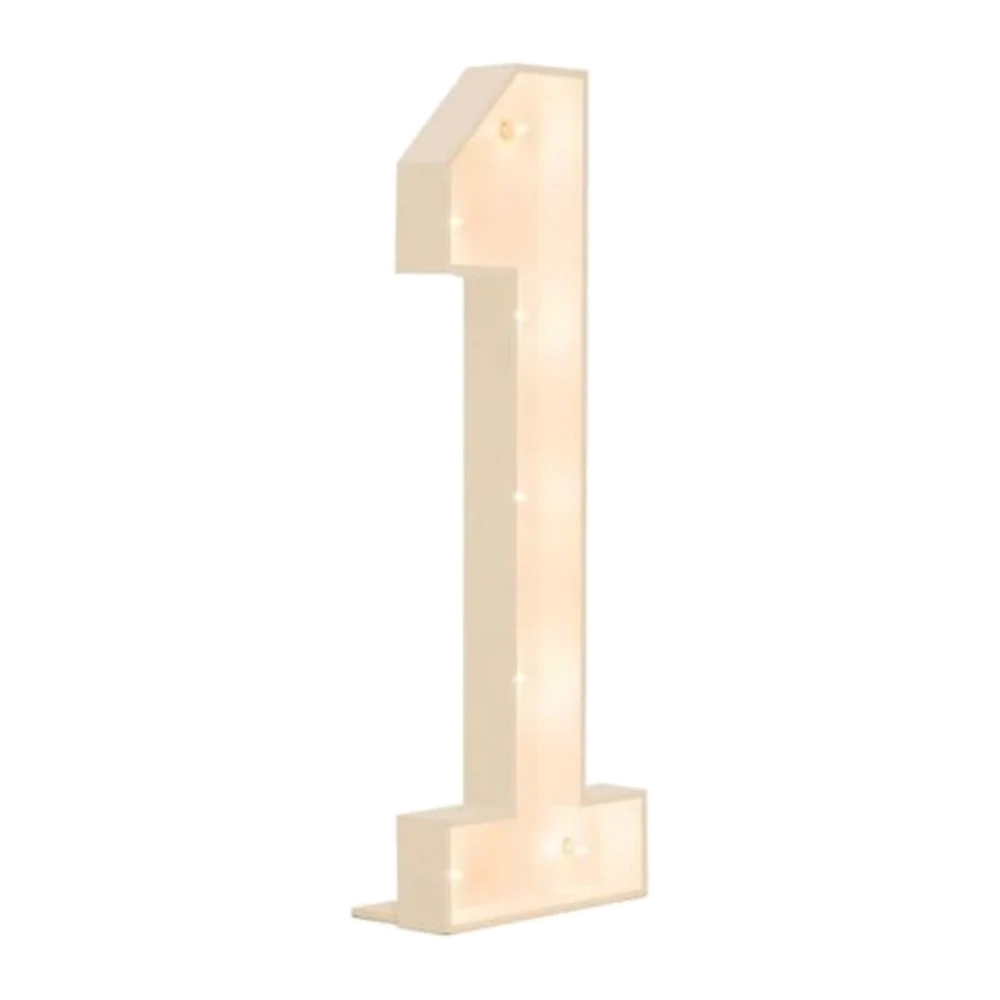 "1" 4ft Marquee Number