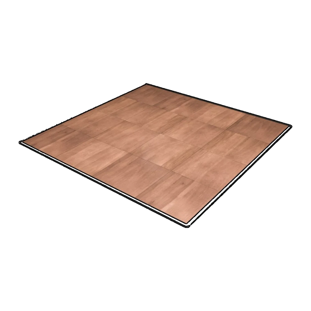 Dark Maple 15'x15' Dance Floor